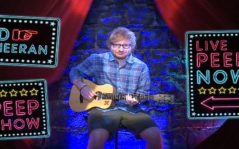 Ed Sheeran geeft peepshow voor $2,- in rosse buurt