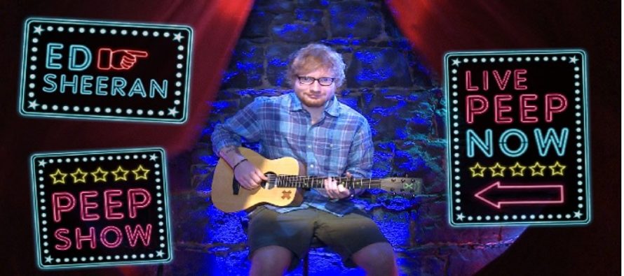 Ed Sheeran geeft peepshow voor $2,- in rosse buurt